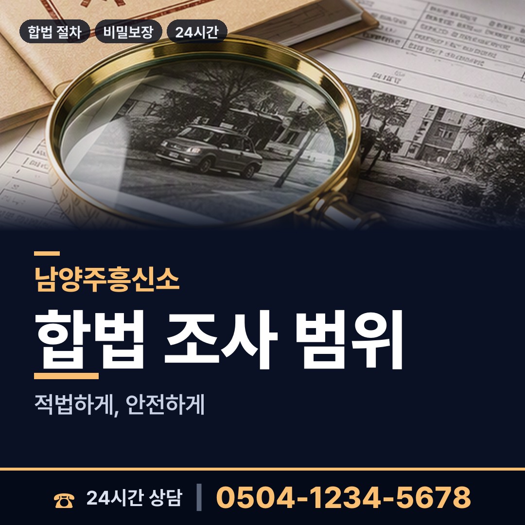남양주 진접읍 외도정황 상담 안내